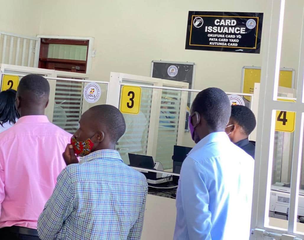 Clients in a queue at a UDLS branch